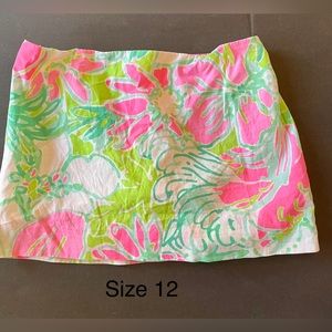 Lilly Pulitzer girls size 12 skort shorts